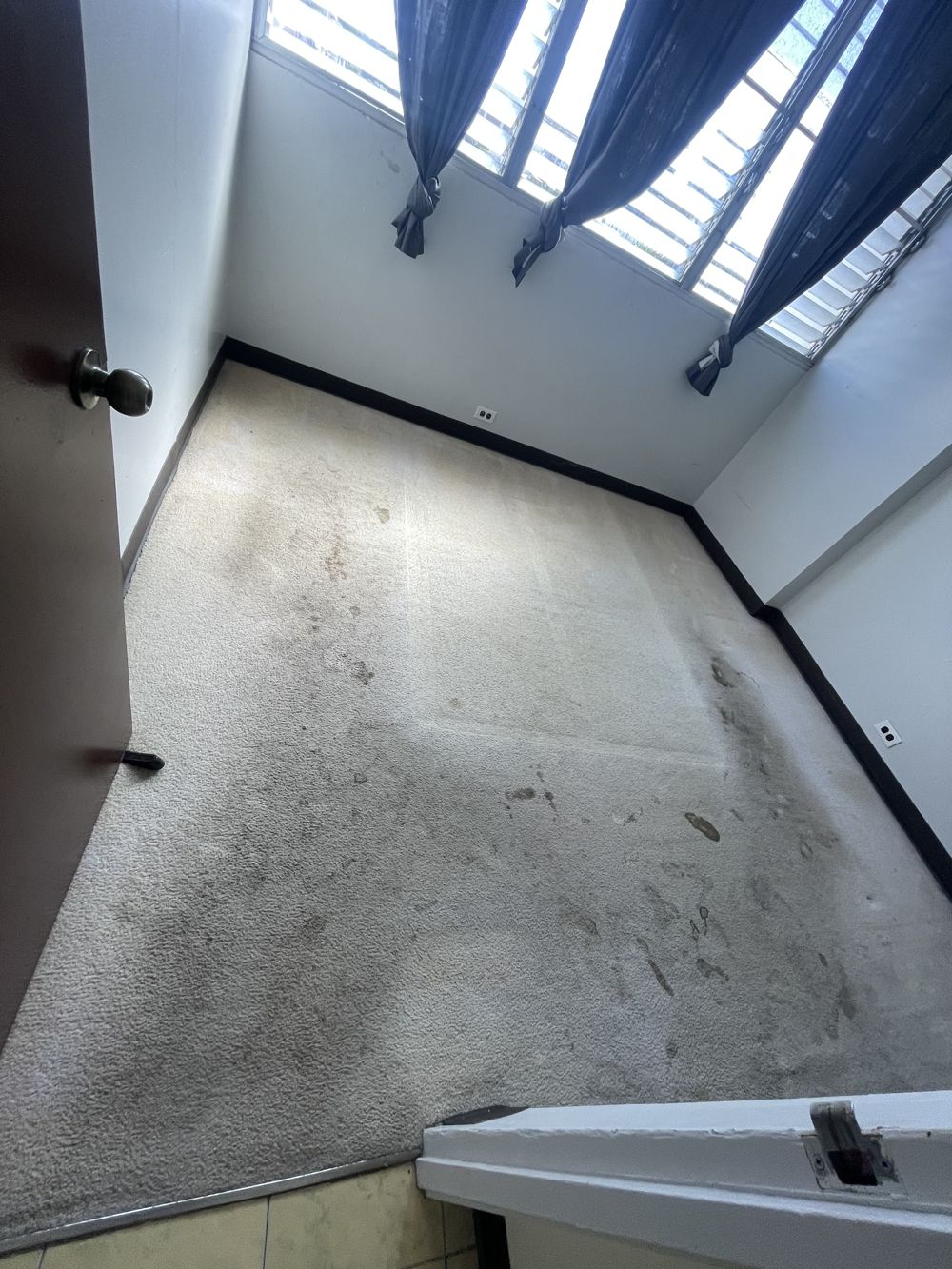 Before: carpet before professional cleaning by AAA Superior