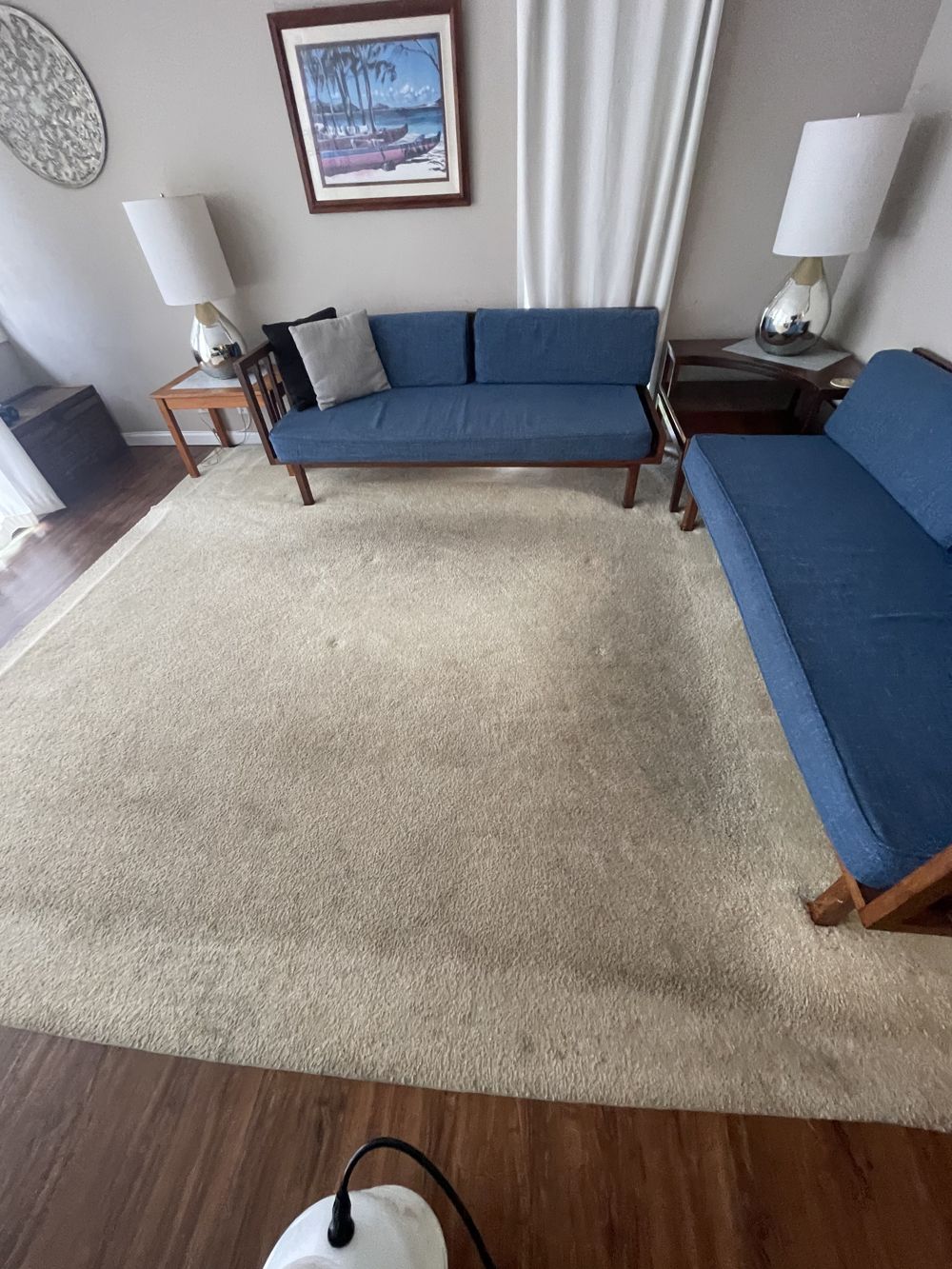 Before: carpet before professional cleaning by AAA Superior